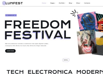 Lunfest – Premium Responsive Festival and Concert WordPress Theme