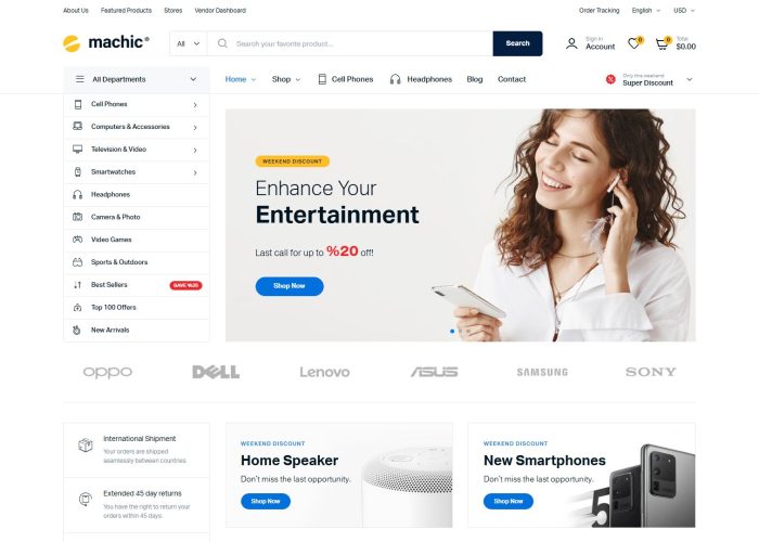 Machic – Premium Responsive Electronics Store WooCommerce Theme