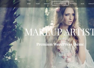 MakeUp Artist Pro – Premium Responsive Makeup Artist WordPress Theme