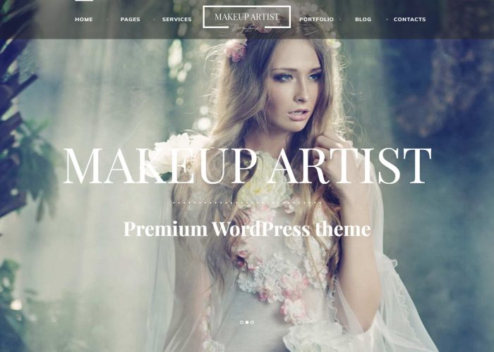 MakeUp Artist Pro – Premium Responsive Makeup Artist WordPress Theme