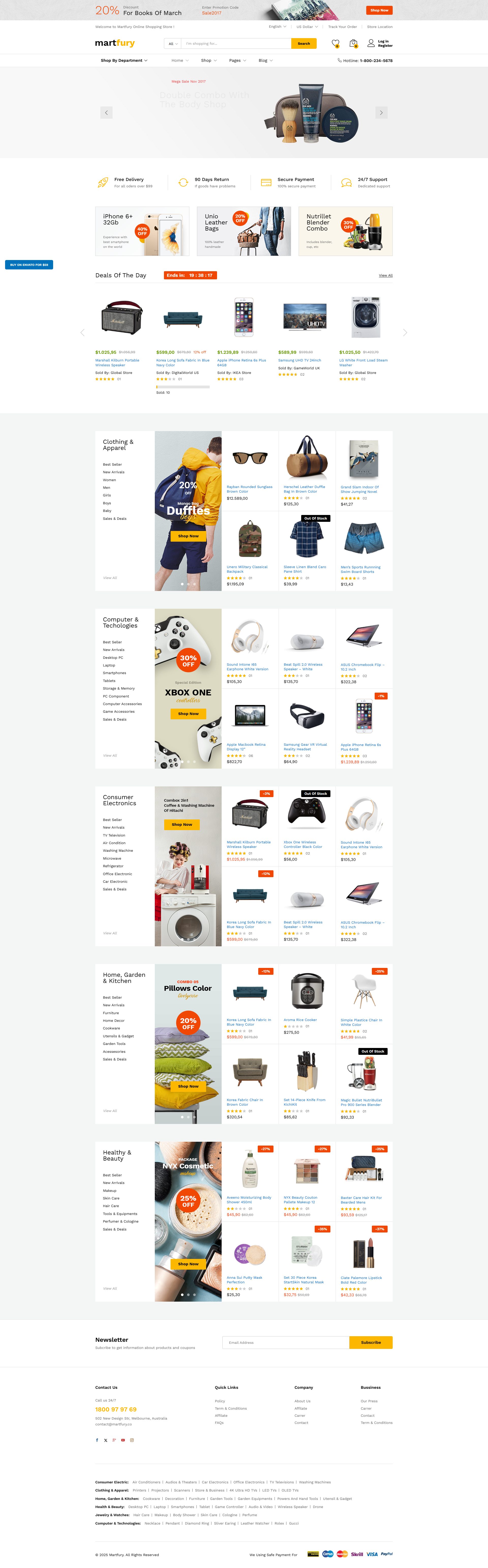 Martfury WordPress Marketplace Theme