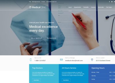 Medical Clinic – Premium Responsive Doctor Hospital WordPress Theme