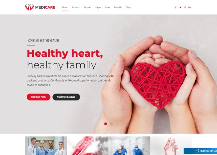 Medicare – Premium Responsive Doctor Medical WordPress Theme