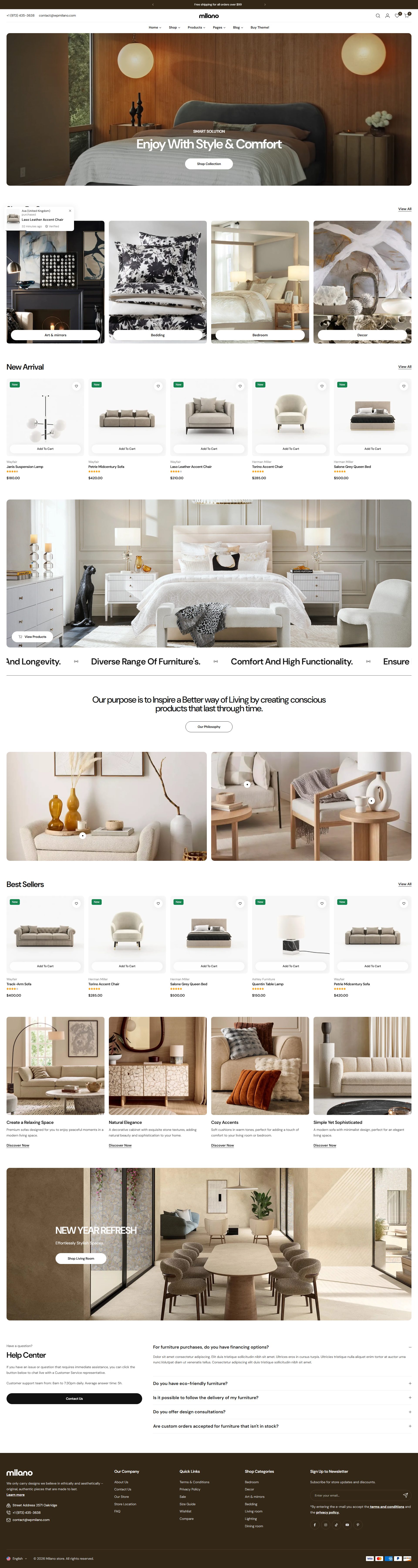 Milano – Premium Responsive Multipurpose WooCommerce WordPress Theme theme — Desktop preview