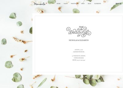 Moments – Premium Responsive Wedding and Event WordPress Theme