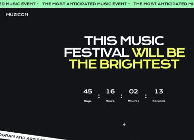 Muzicon – Premium Responsive Music Festival and Concert WordPress Theme