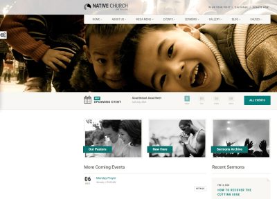 NativeChurch – Premium Responsive Church & Nonprofit HTML5 Template