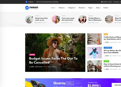 Neeon – Premium Responsive News & Magazine WordPress Theme