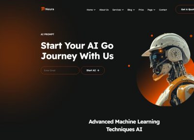 Neura – Premium Responsive AI SaaS Joomla 6 Template