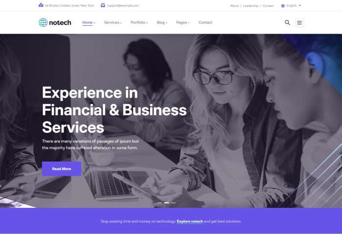Notech – Premium Responsive IT Solutions & Services Drupal Theme