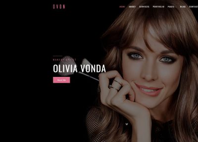 OVON – Premium Responsive Makeup Artist HTML5 Template