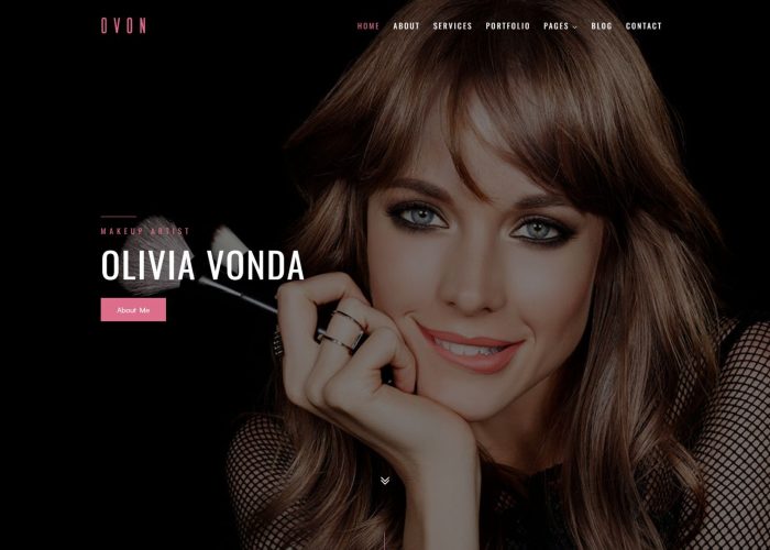 OVON – Premium Responsive Makeup Artist HTML5 Template