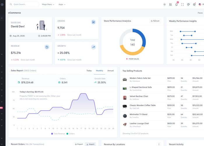 Paces – Premium Responsive Tailwind CSS Admin Dashboard HTML5 Template