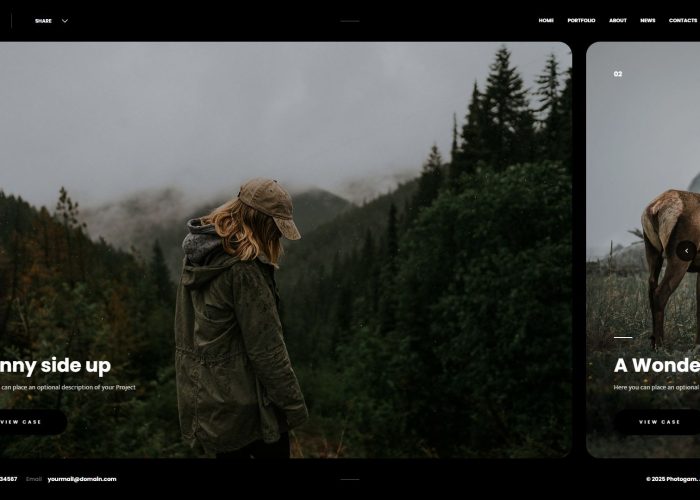 Photogam – Premium Responsive Photography Portfolio WordPress Theme