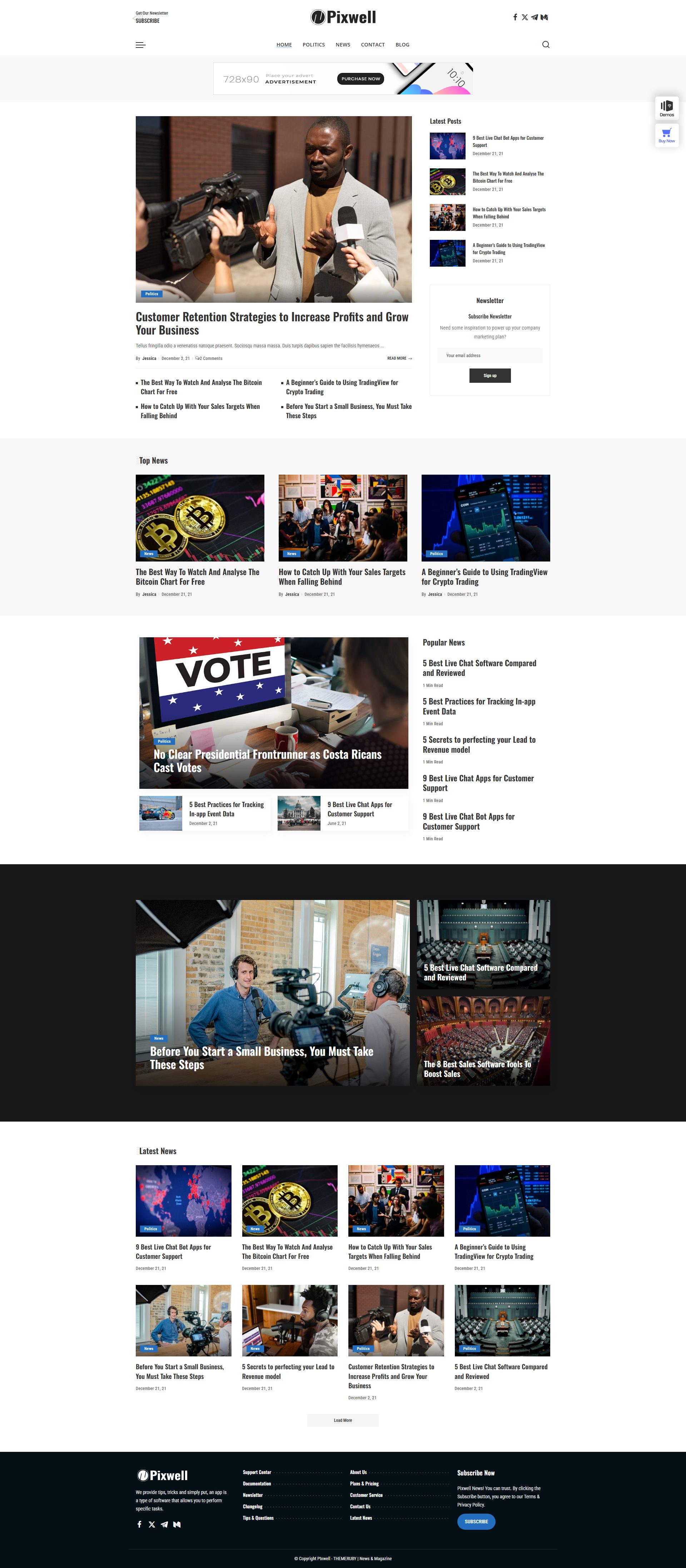 Pixwell WordPress Magazine Theme