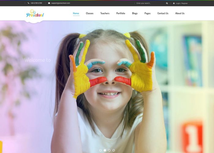 Preschool – Premium Responsive Kindergarten Nursery WordPress Theme