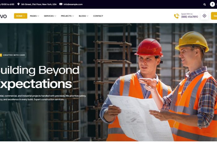 Renvo – Premium Responsive Construction & Industrial WordPress Theme