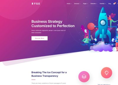 Ryse – Premium Responsive SEO Marketing WordPress Theme