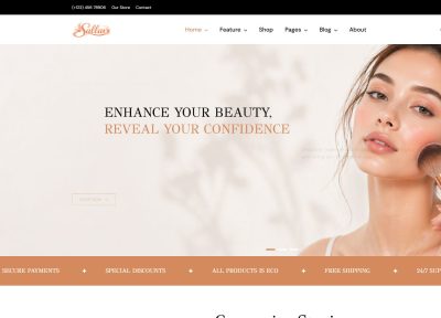 Salla – Premium Responsive Spa & Beauty OpenCart 4 Theme