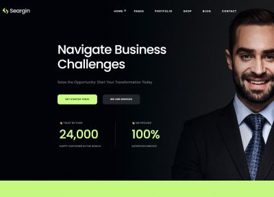 Seargin – Premium Responsive Business Consulting Joomla Template