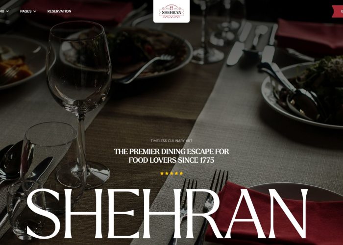 Shehran – Premium Responsive Restaurant WordPress Theme