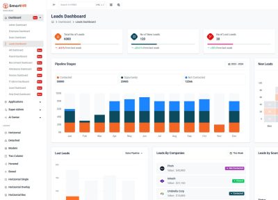SmartHR – Premium Responsive HRM & CRM Admin Dashboard HTML5 Template