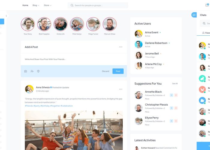 SocialV – Premium Responsive Social Network & Community HTML5 Template