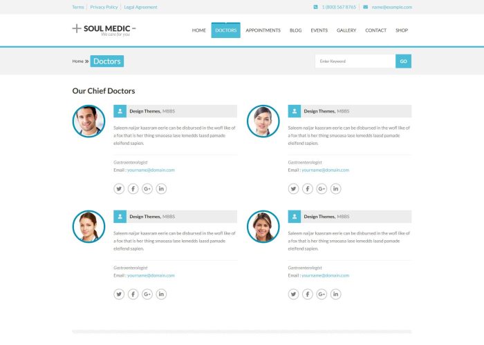 SoulMedic – Premium Responsive Hospital Doctor WordPress Theme