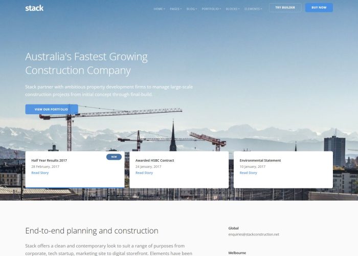 Stack – Premium Responsive Multi-Purpose Drupal 11 Theme