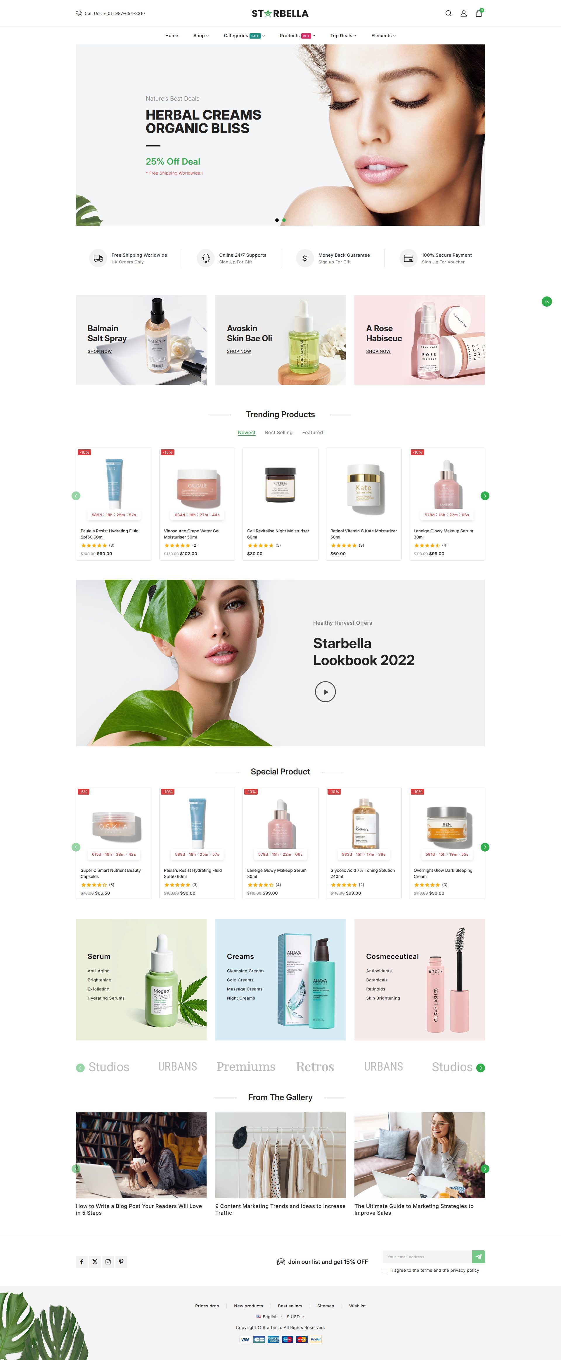 StarBella – Premium Responsive Multipurpose PrestaShop Theme theme — Desktop preview