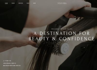 Stylora – Premium Responsive Hair Salon WordPress Theme