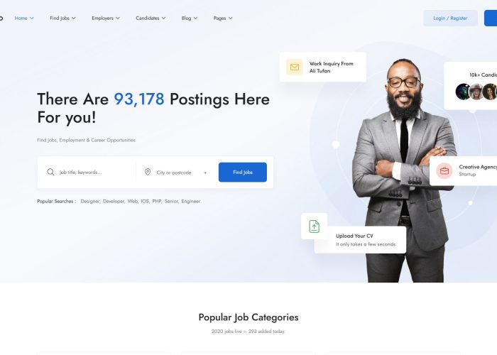 10+ Best WordPress Job Board Themes 2026