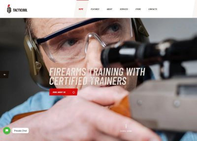 Tacticool – Premium Responsive Shooting Range & Gun Store WordPress Theme