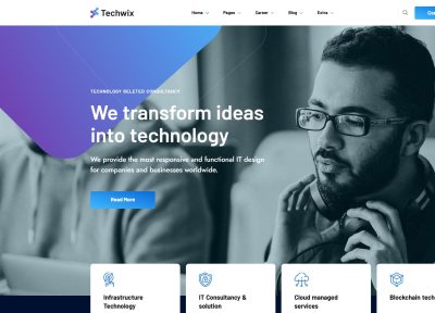 Techwix – Premium Responsive Technology & IT Solutions Drupal Theme
