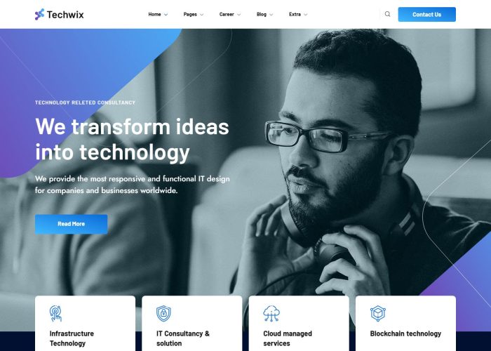 Techwix – Premium Responsive Technology & IT Solutions Drupal Theme