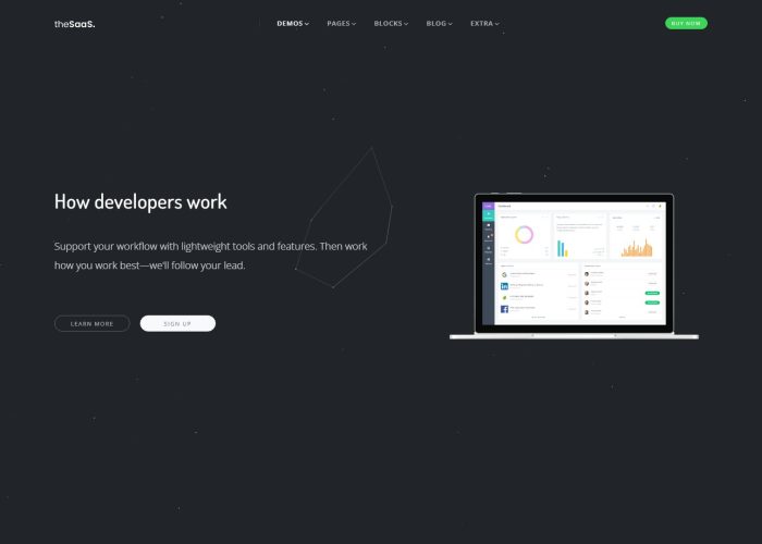 TheSaaS – Premium Responsive SaaS, Software & WebApp Drupal Theme
