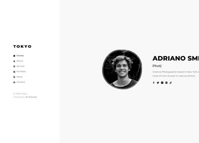 Tokyo – Premium Responsive Personal Portfolio Next.js Template