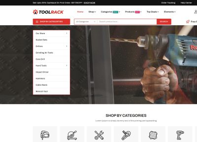 Toolrack – Premium Responsive Tools & Hardware PrestaShop Theme