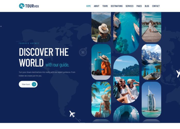 TOURvex – Premium Responsive Travel Agency HTML5 Template