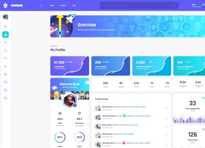 Vikinger – Premium Responsive Social Community & Marketplace HTML5 Template