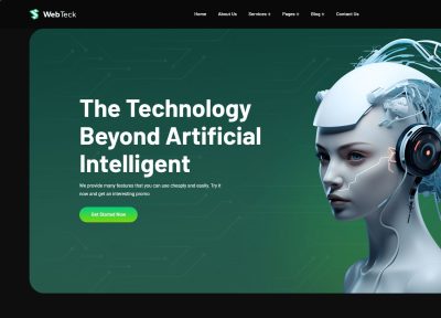 Webteck – IT Solution and AI Technology WordPress Theme