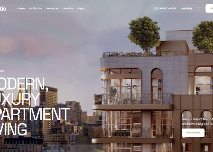 Westio – Premium Responsive Real Estate & Apartment WordPress Theme