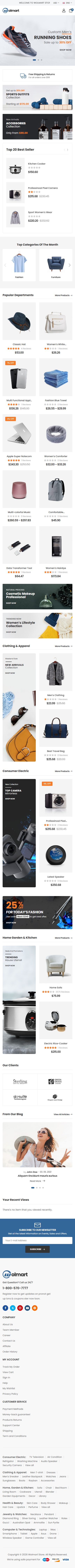 Wolmart – Premium Responsive Multi-Vendor Marketplace WooCommerce Theme theme — Mobile preview