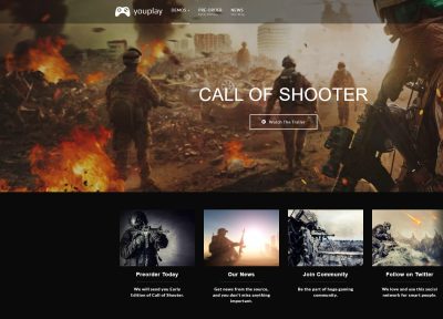 Youplay – Premium Responsive Gaming Community WordPress Theme