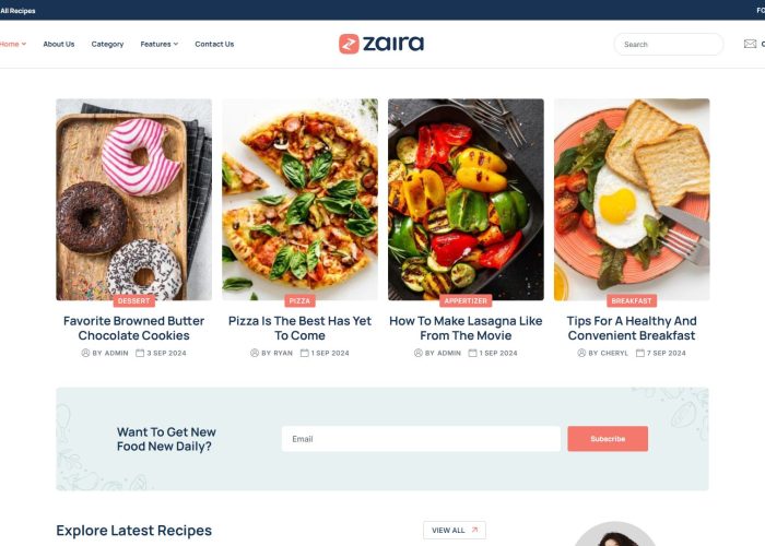 Zaira – Premium Responsive News & Magazine Drupal Theme