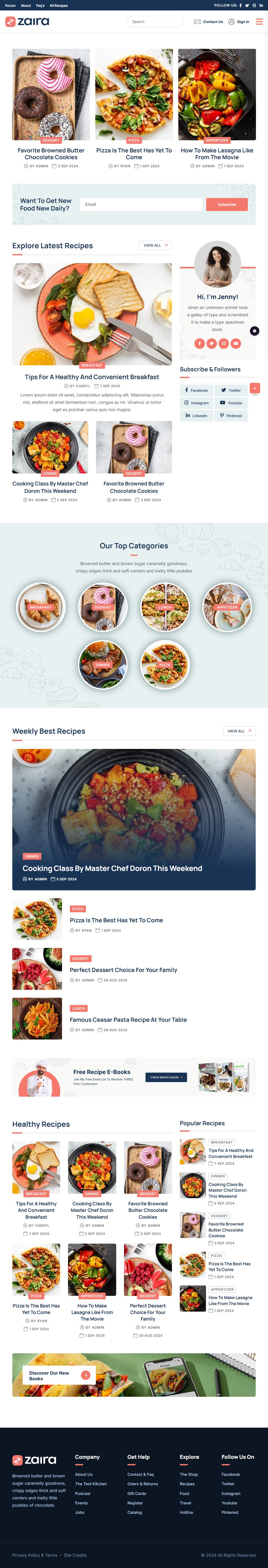 Zaira – Premium Responsive News & Magazine Drupal Theme theme — Tablet preview