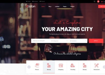 Ziston – Premium Responsive Directory Listing Drupal 11 Theme