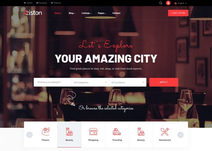 Ziston – Premium Responsive Directory Listing Drupal 11 Theme