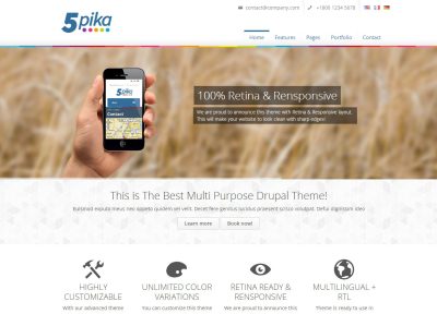 10 Best Responsive Multipurpose Drupal Themes in 2013