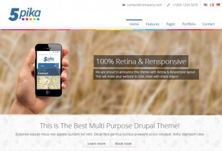 5pika – Drupal Premium Responsive Theme